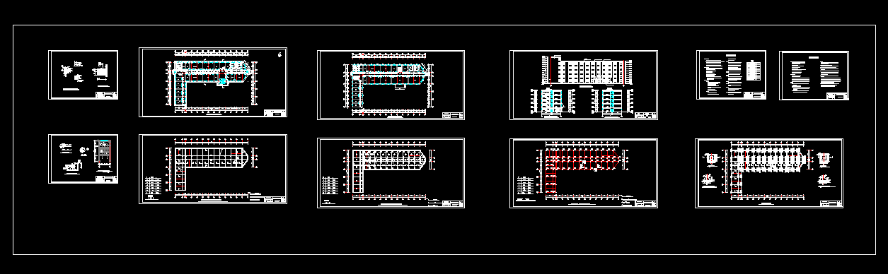 K719-大连市第八初级中学综合教学楼建筑结构设计-5层5500平米