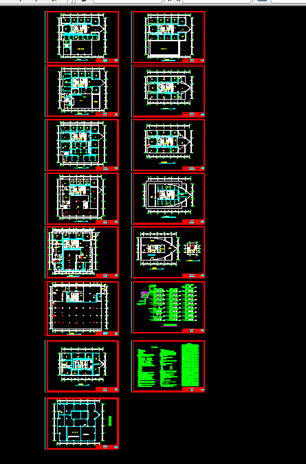 L356-某商业集团办公楼综合布线及消防报警系统设计