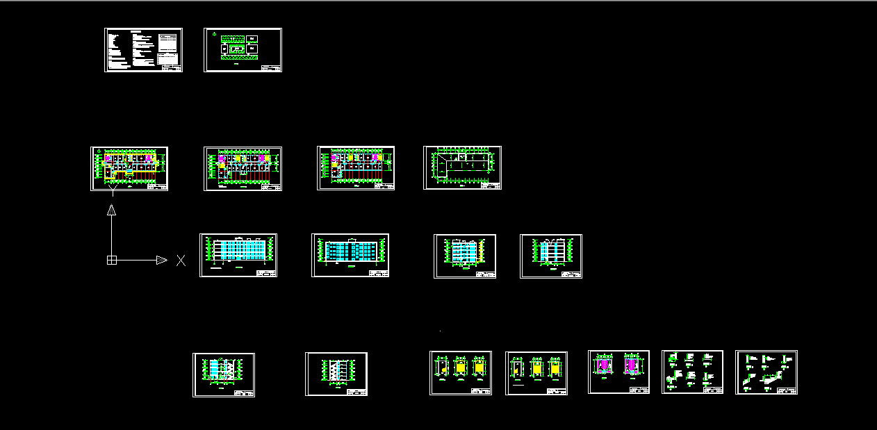 L682-五层钢筋混凝土框架结构办公楼设计-4135平米