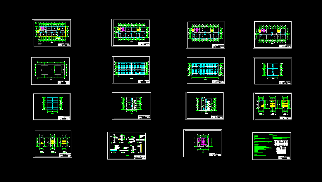 L686-五层中学教学楼设计-3200平米