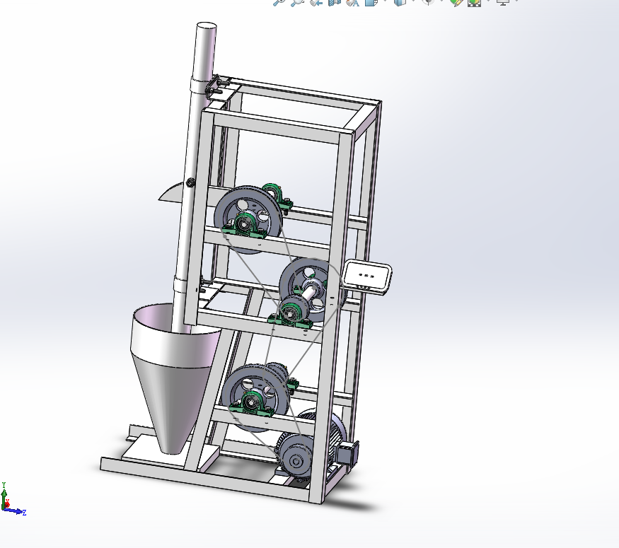L966-辣椒捣碎机的设计[含SW三维图]