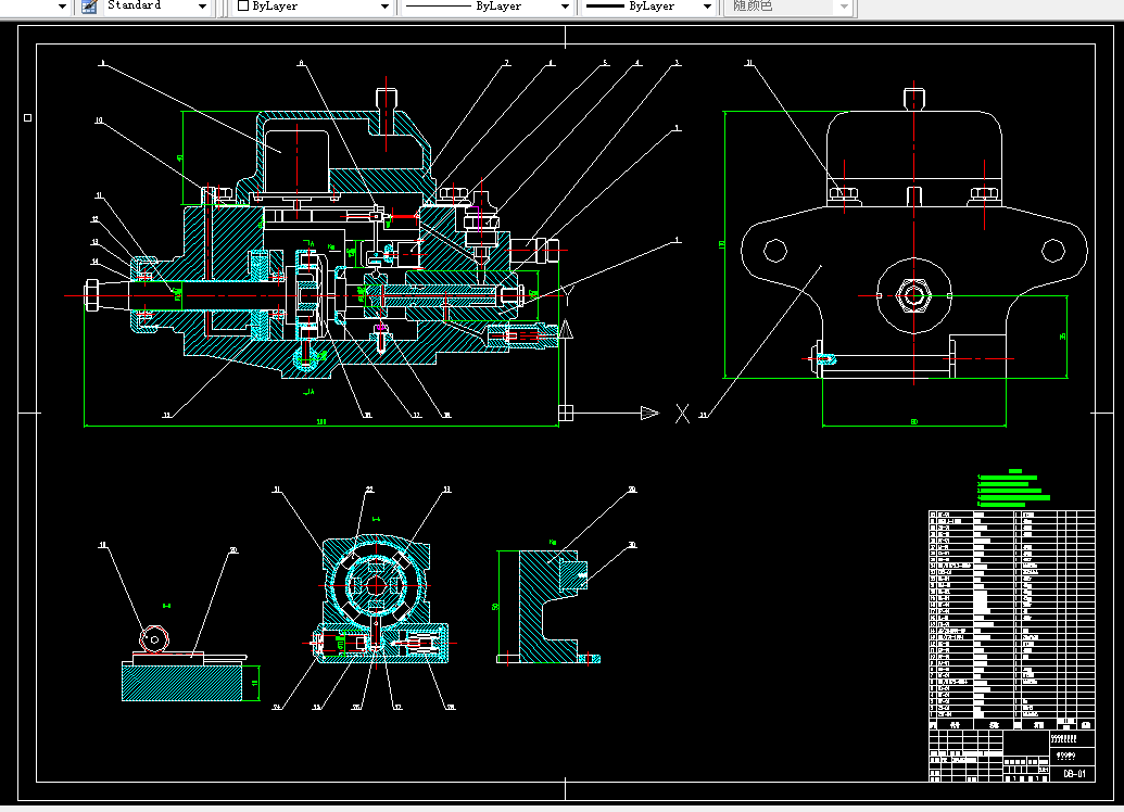 M003-柴油机新型燃油分配泵结构设计