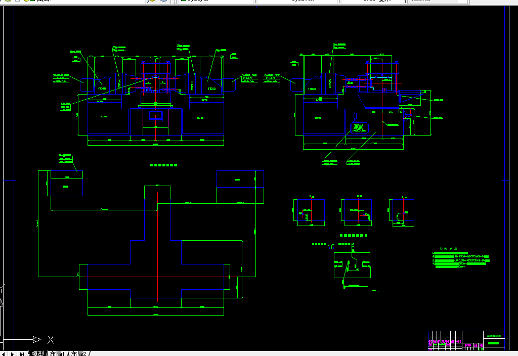 P008-ZH1105柴油机气缸体三面攻螺纹组合机床（右主轴箱）设计