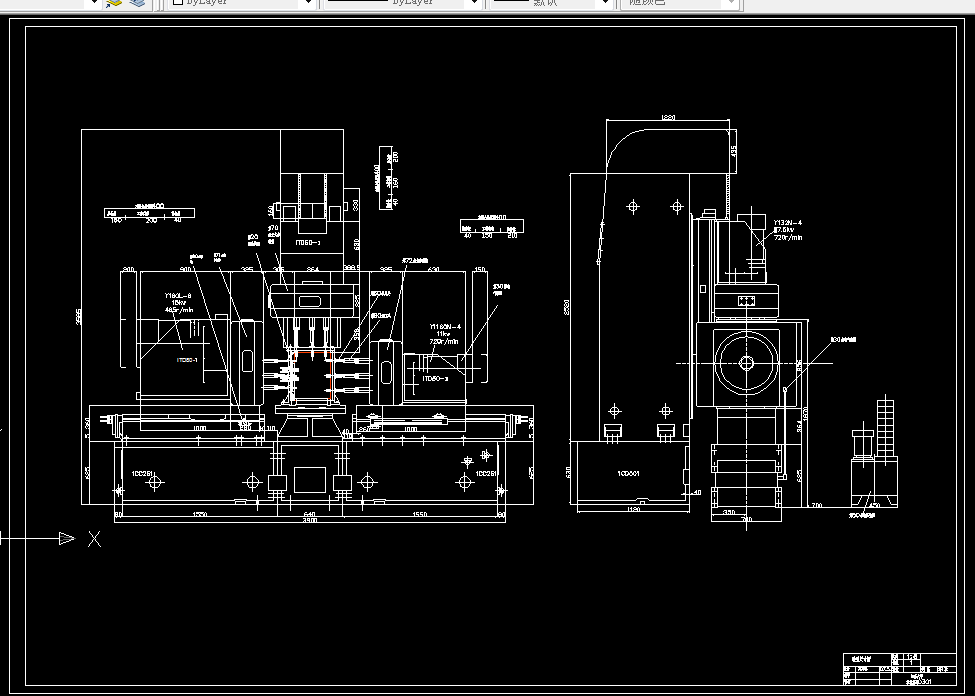 E485-东方红75拖拉机变速箱体三端面钻孔专用机床设计