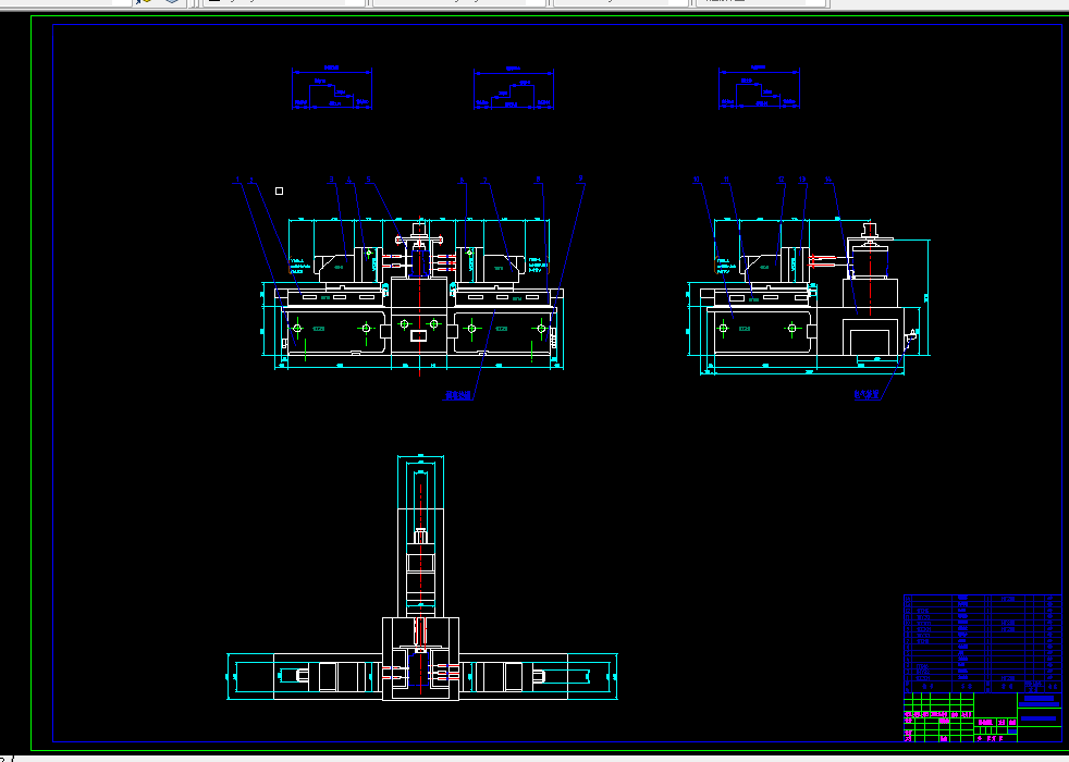 E574-YZ4110柴油机气缸体三面钻削组合机床设计