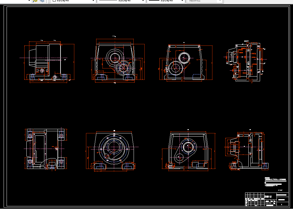 E585-减速电机箱体加工的组合机床总体设计及夹具设计