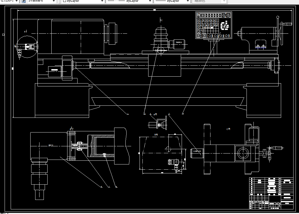 F009-C618型卧式车床经济型数控纵向改造