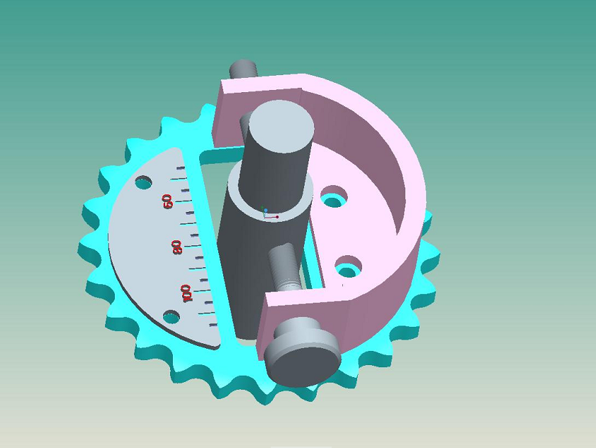 V011-偏心链轮不等速机构设计[含UG三维图]