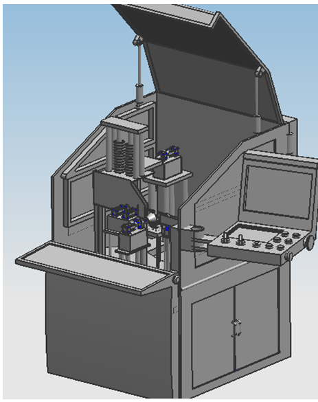 V034-轴承检测装置的外观设计[含UG三维图]