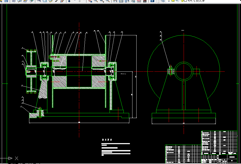 V129-自动采油系统地面提升绞车设计