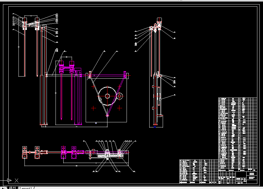 W988-街道护栏自动清洗机构设计