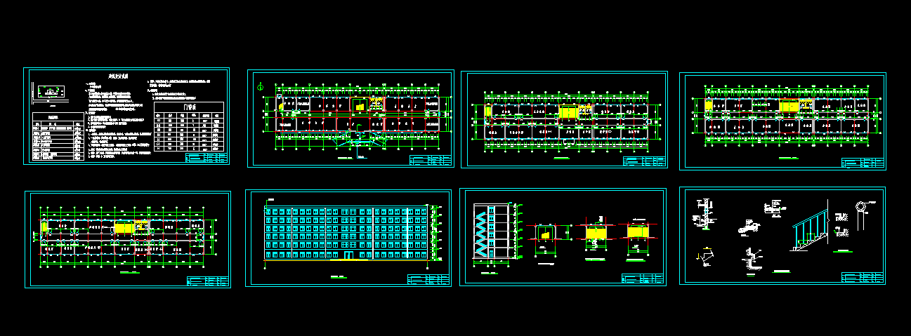 S012-郑州区政府六层行政办公楼设计-6300平米
