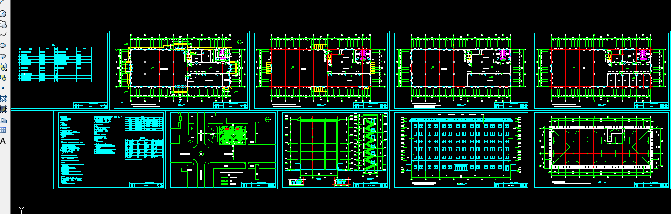 S193-北京某小区框架结构六层商场设计