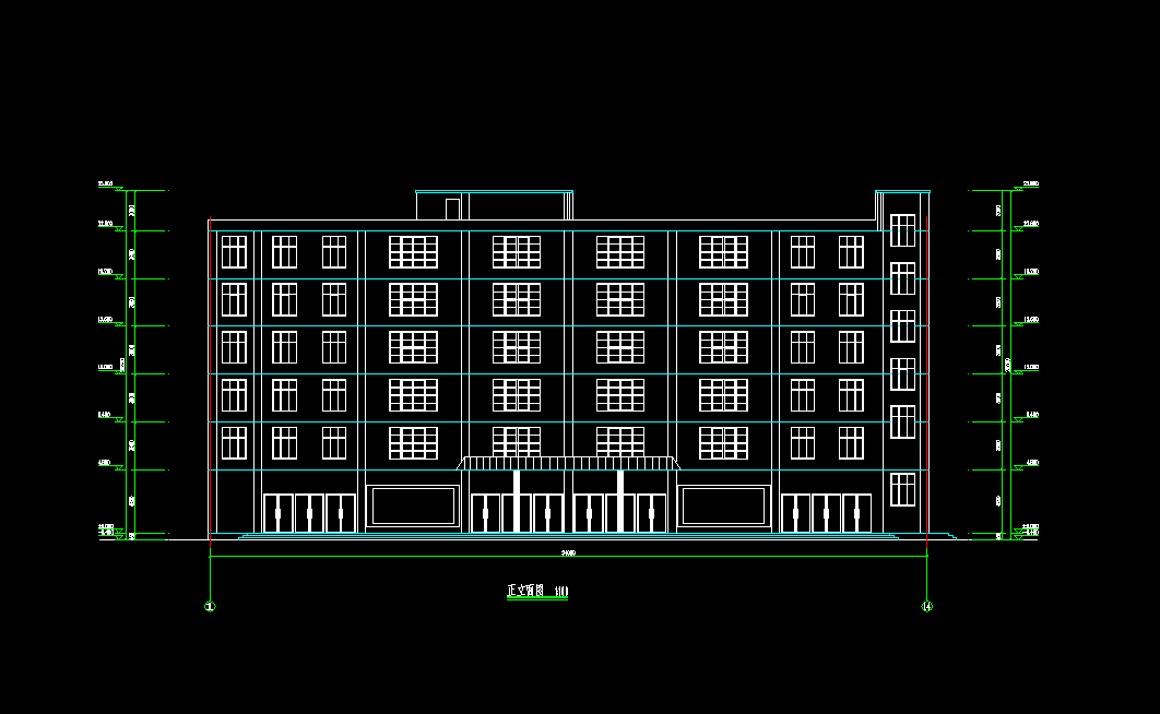 R526-某六层综合办公楼设计5443平米