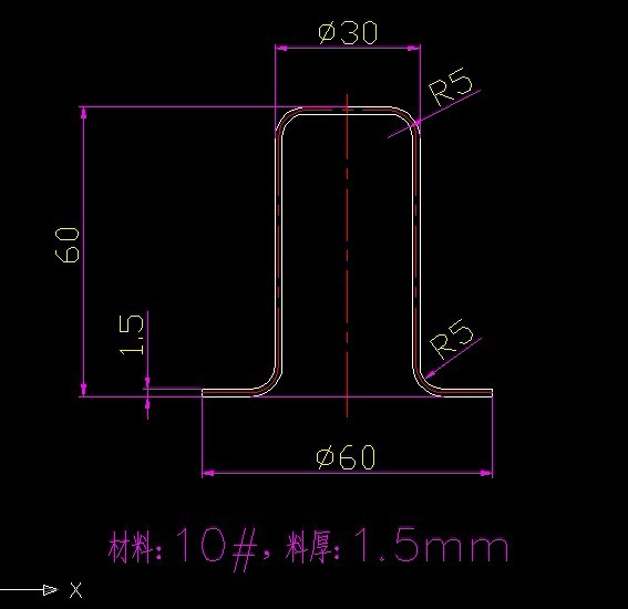 S889-带凸缘的圆筒形件冲压模具设计-长60