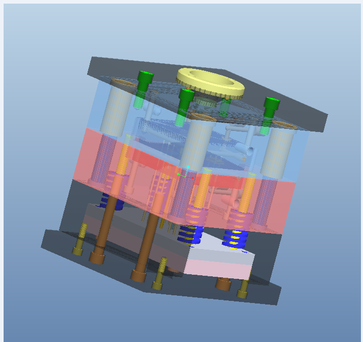S954-笔记本电脑键盘按键模具设计[含Proe三维图]