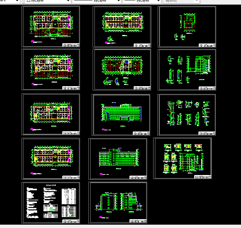 T043-四川省某医院五层门诊楼设计6200平米含施工组织设计