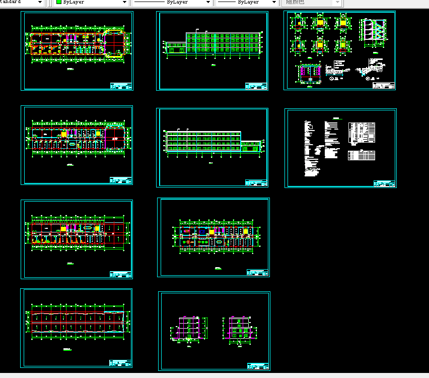 T047-廊坊市某研修学院四层行政办公楼设计3600平米