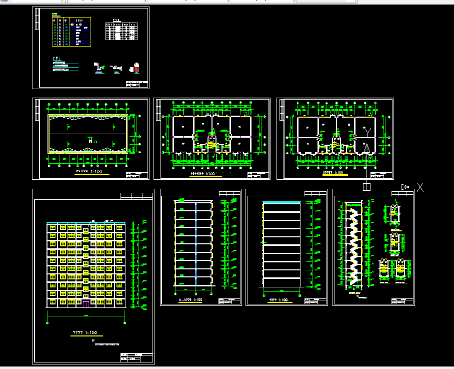 T049-珠海市某10层钢结构住宅设计