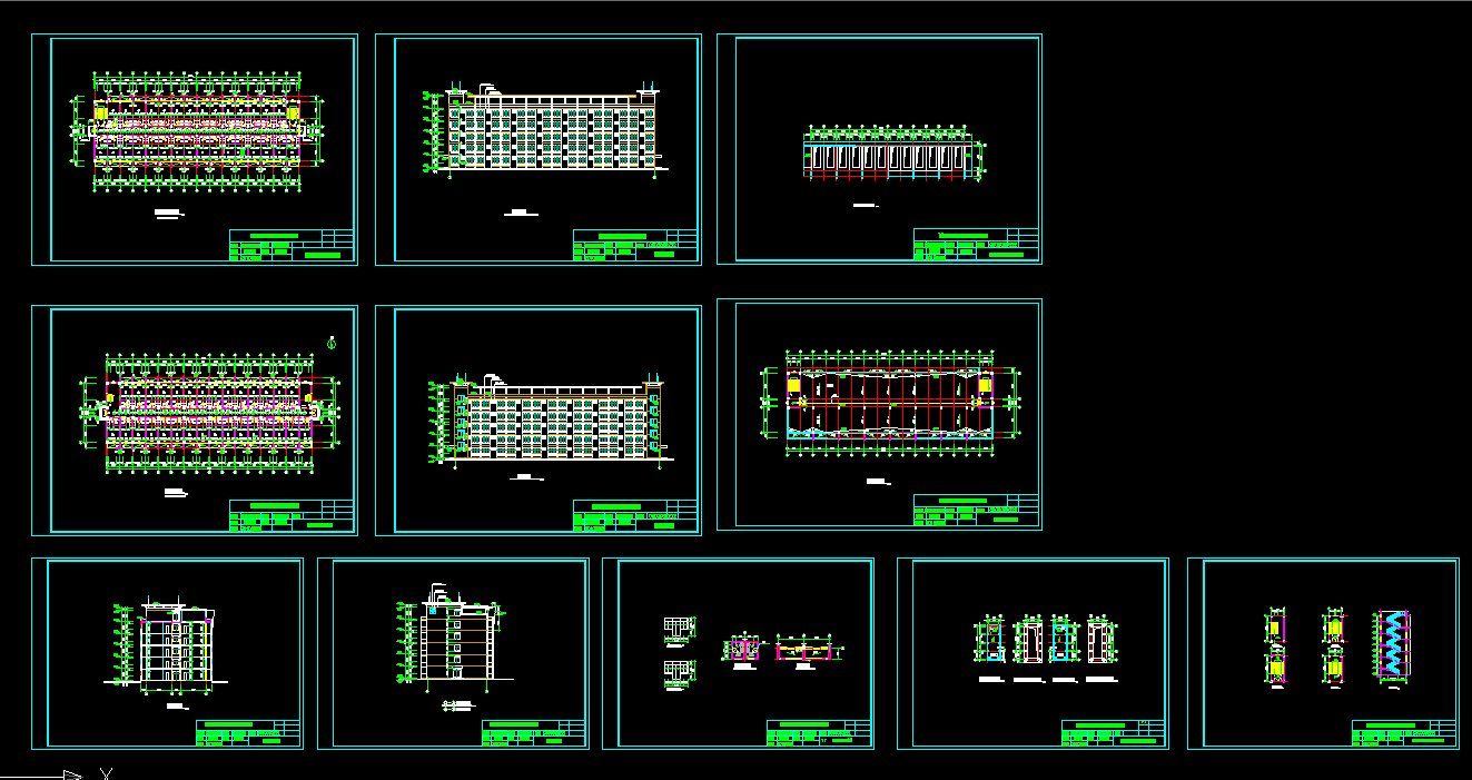T050-西安市某五层学生公寓宿舍楼设计4700平米