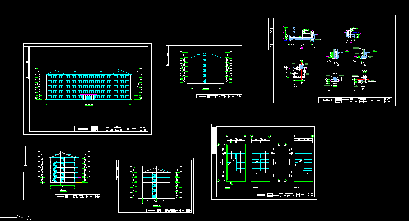 T062-沈阳市某五层中学教学楼设计5500平米-含施工组织设计