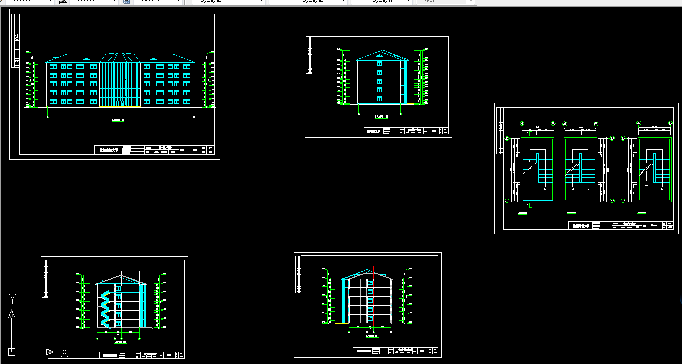 T066-沈阳市某学院五层办公楼设计-5400平米含施工组织设计