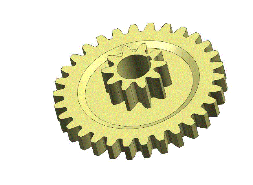 Q798-双联齿轮注塑模具设计[含UG三维图]