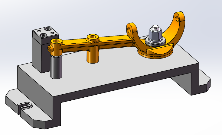 K1113-杠杆拨叉加工工艺及铣左端面夹具设计【含SW三维图】