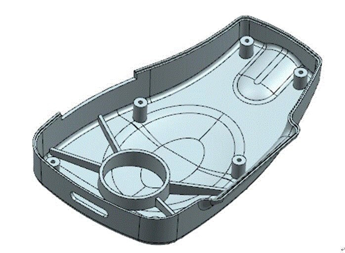 JJ5406-鼠标盖注塑模具设计