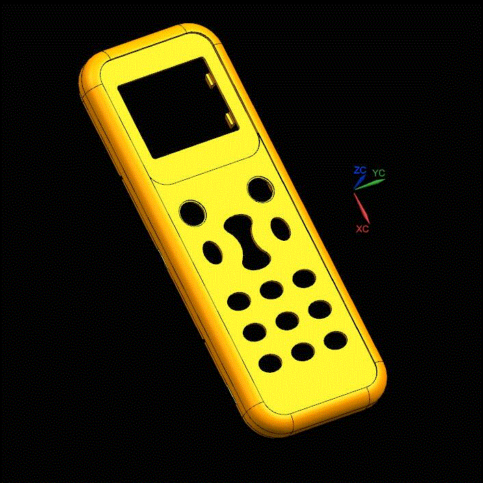 JJ5426-万能空调遥控器上盖注射模具设计【含UG三维图】