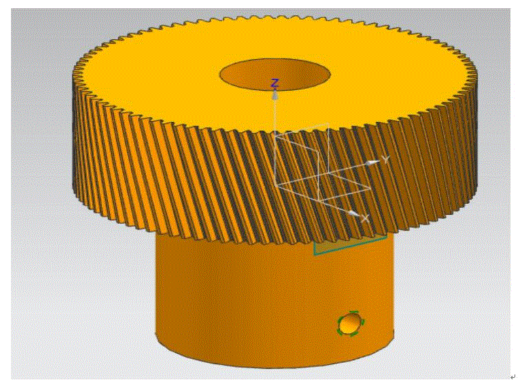 JJ5979-塑料斜齿轮旋转脱螺纹注塑模具设计