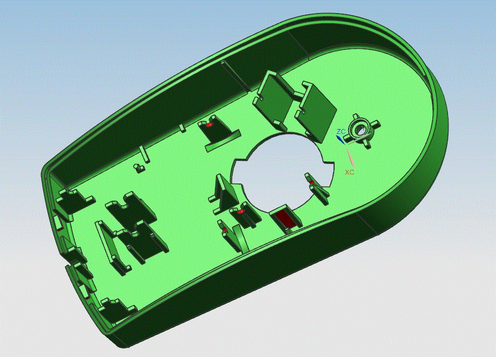 JJ5991-雷蛇鼠标下盖注塑模具设计【含UG三维图】