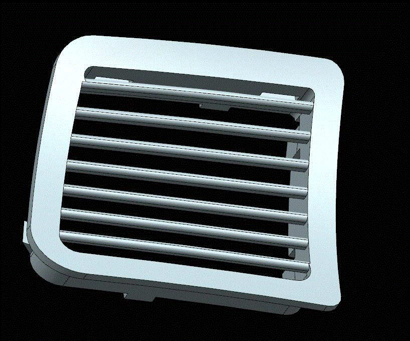 JJ5431-汽车空调出风口注塑模具设计【含UG三维图】