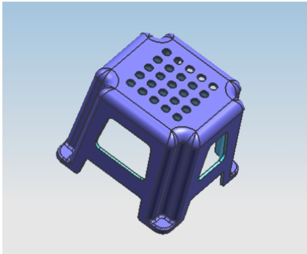 JJ6046-塑料凳注塑模具设计【含UG三维图】