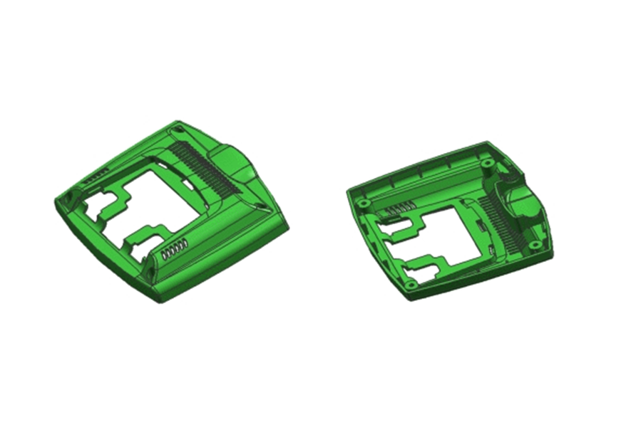 JJ6054-笔记本电脑电池盖注塑模具设计-CD液显下盖【含UG三维图】