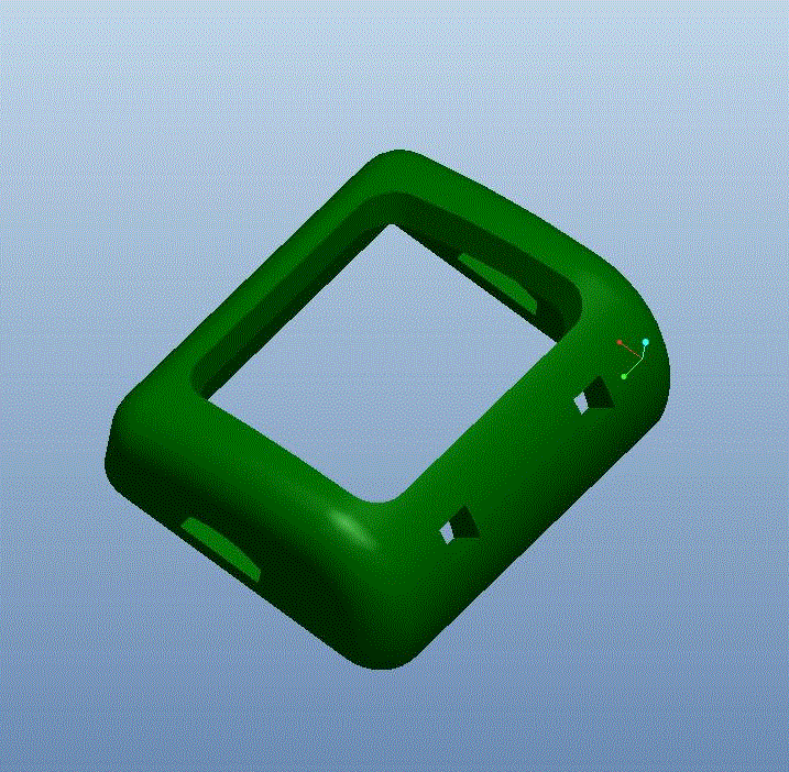 JJ6056-导航仪前盖注塑模具设计-导航仪外壳面板【含Proe三维图】