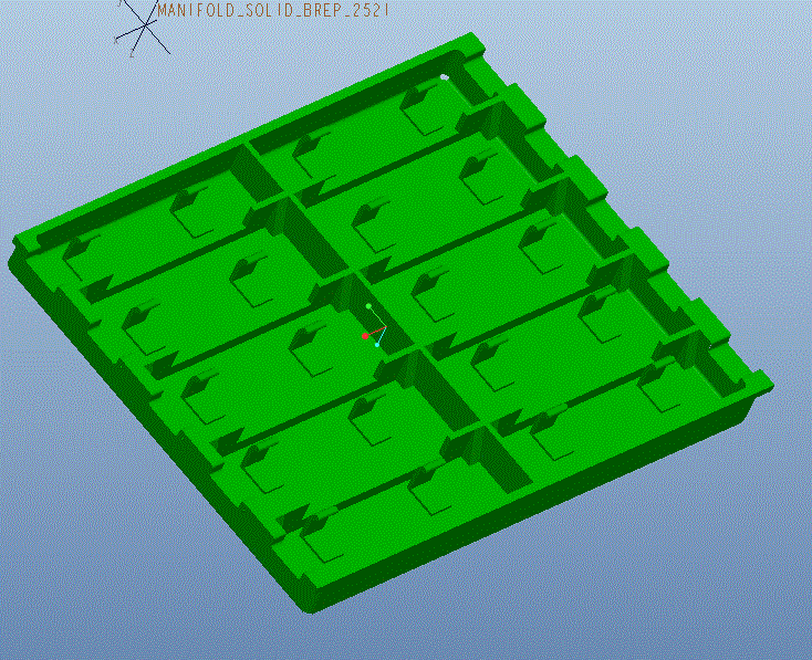 JJ6076-刮胡刀片盒子塑料注射模具设计【含Proe三维图】