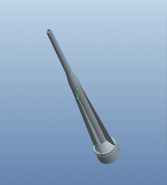 JJ6091-注胶嘴塑件注塑模具设计-中空细长件【含三维塑件图】