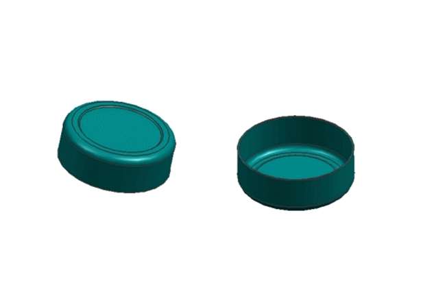 JJ6096-棉签盒盖注塑模具设计-圆盒盖【含UG三维图】