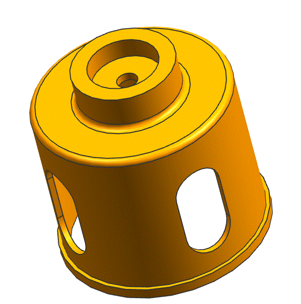 JJ5438-灭火器筒座注塑模具设计-长110【含UG三维图】