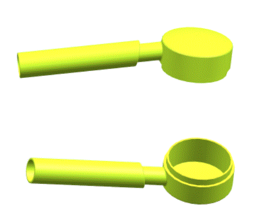 JJ5440-淋浴头花洒外壳注塑模具设计【含UG三维图】