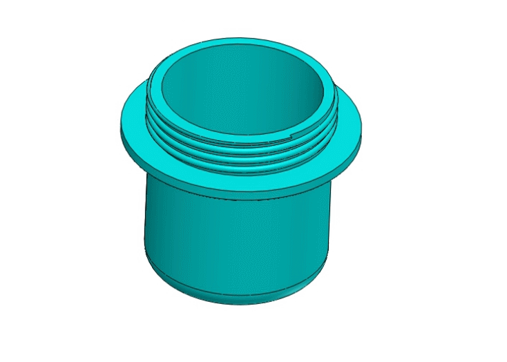 JJ6247-塑料瓶注塑模具设计-瓶子外螺纹长65.4【含SW三维图】