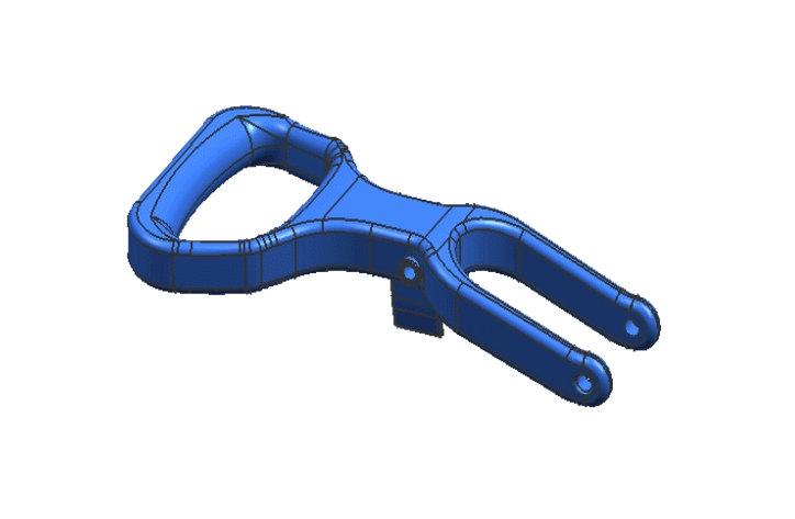 Q550-拖地器按压手柄注塑模具设计【含UG三维图】