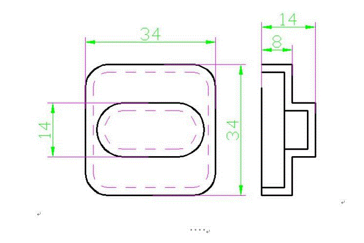 JJ6308-盖子注塑模具设计-长34