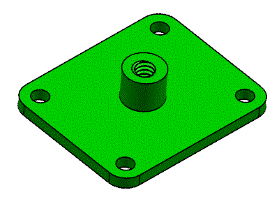 JJ6466-内螺纹盖板零件自动脱螺纹注塑模具设计【含UG三维图】