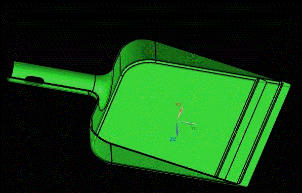 JJ6499-拾垃圾的撮子塑料模具设计及成型零件的数控加工【含三维图】
