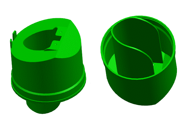 JJ6563-洗衣液桶口回流杯生产工艺与注塑模具设计【含UG三维图】