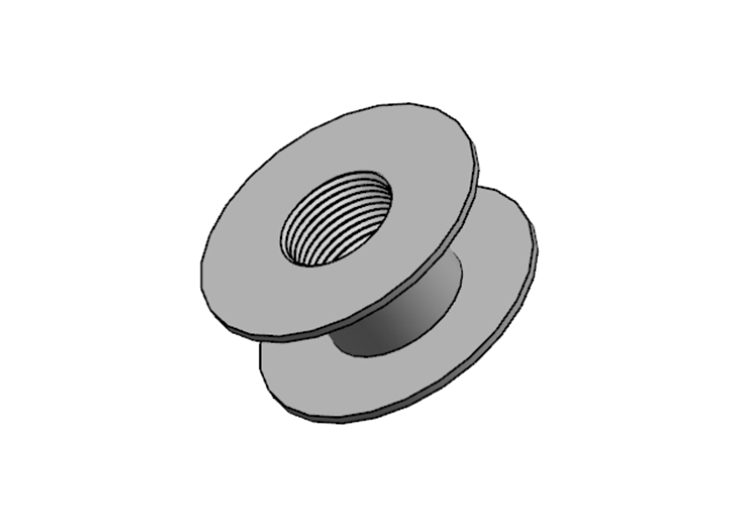 JJ6593-生胶带固定绕轮注塑模具设计【含UG三维图】