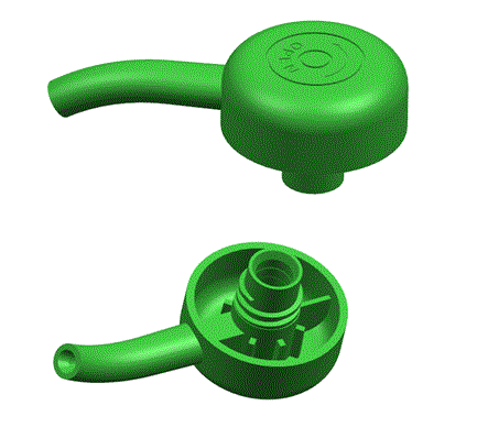 JJ6600-洗发水瓶盖注塑模设计-按压式【含UG三维图】