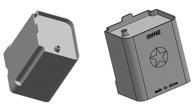 JJ6673-咖啡机水箱箱体注塑模具设计【含UG三维图】